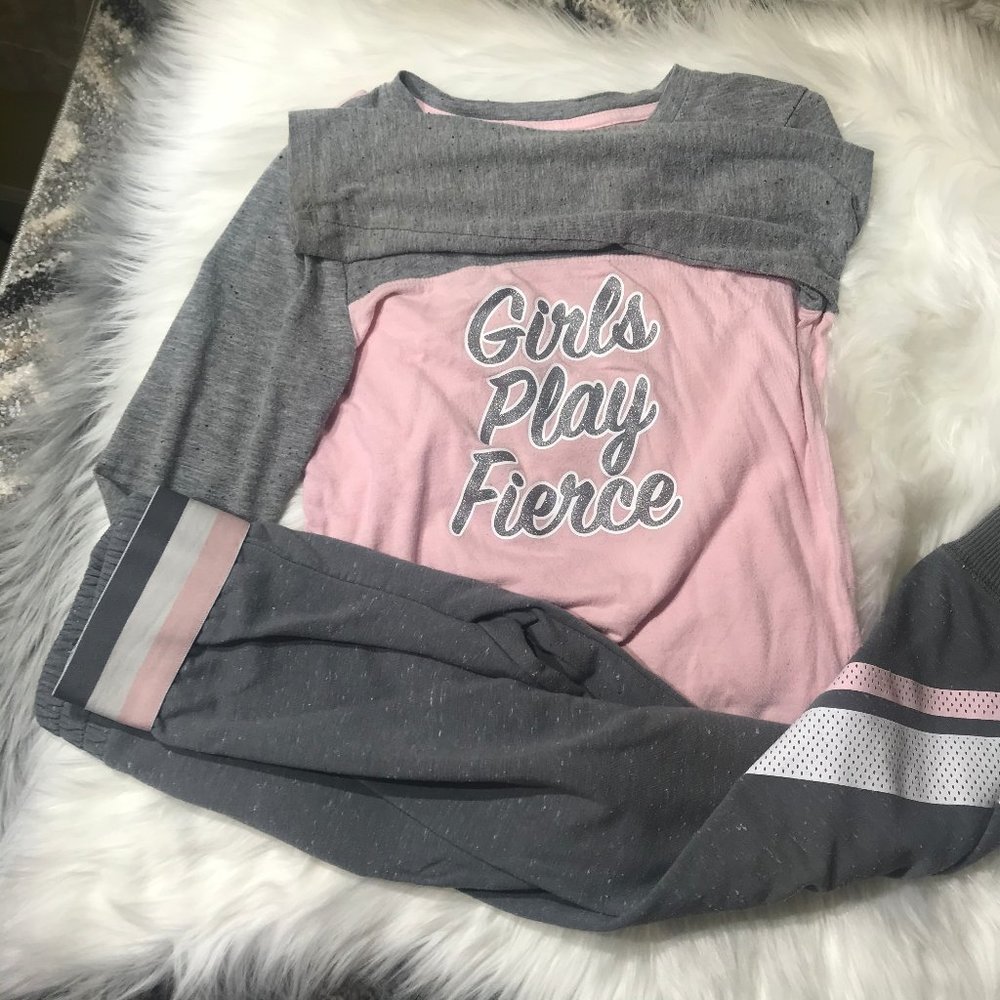 Athletic works sweatpants & long sleeves set 6/6x